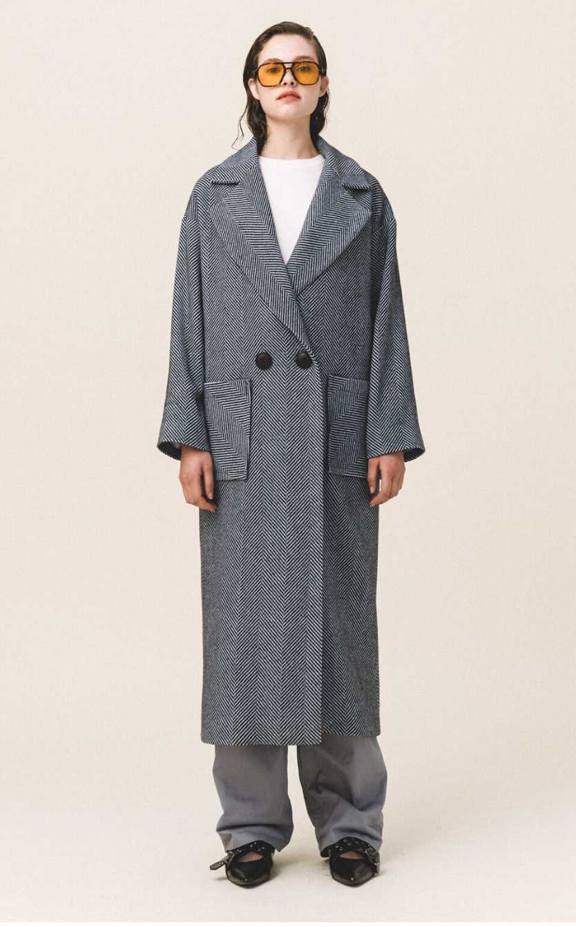 TENNESSEE Herringbone Coat - Andreakou Concept Store