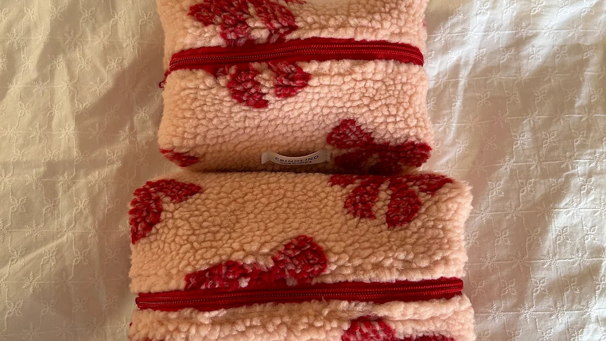 Makeup Bag Ruby Bow - Andreakou Concept Store