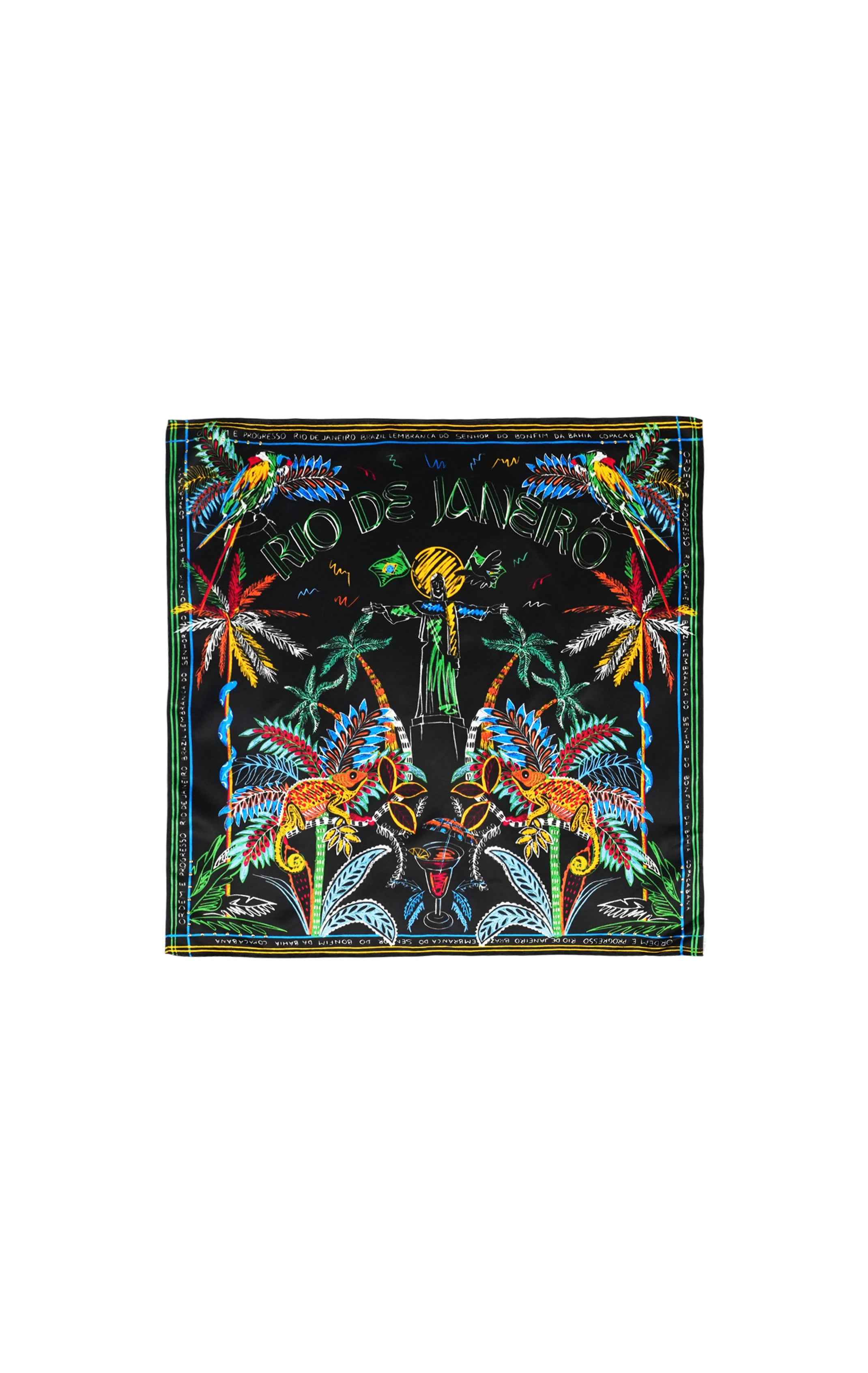 Mini Scarf Bahia – Handmade Brazilian Print