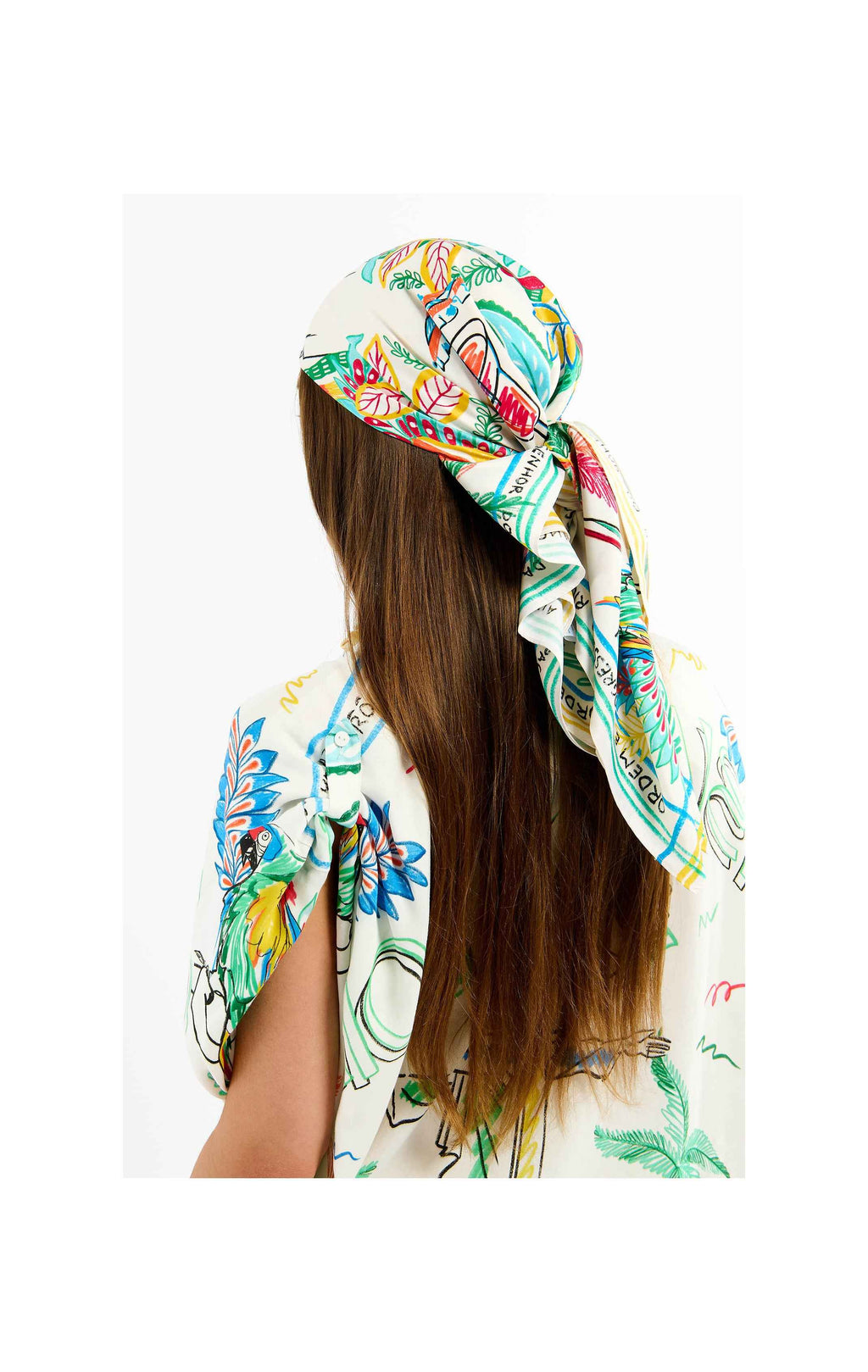 Medium Scarf Bahia – Handmade Brazilian Print