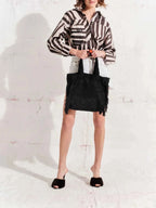 Graphite Mini Terry Tote Bag