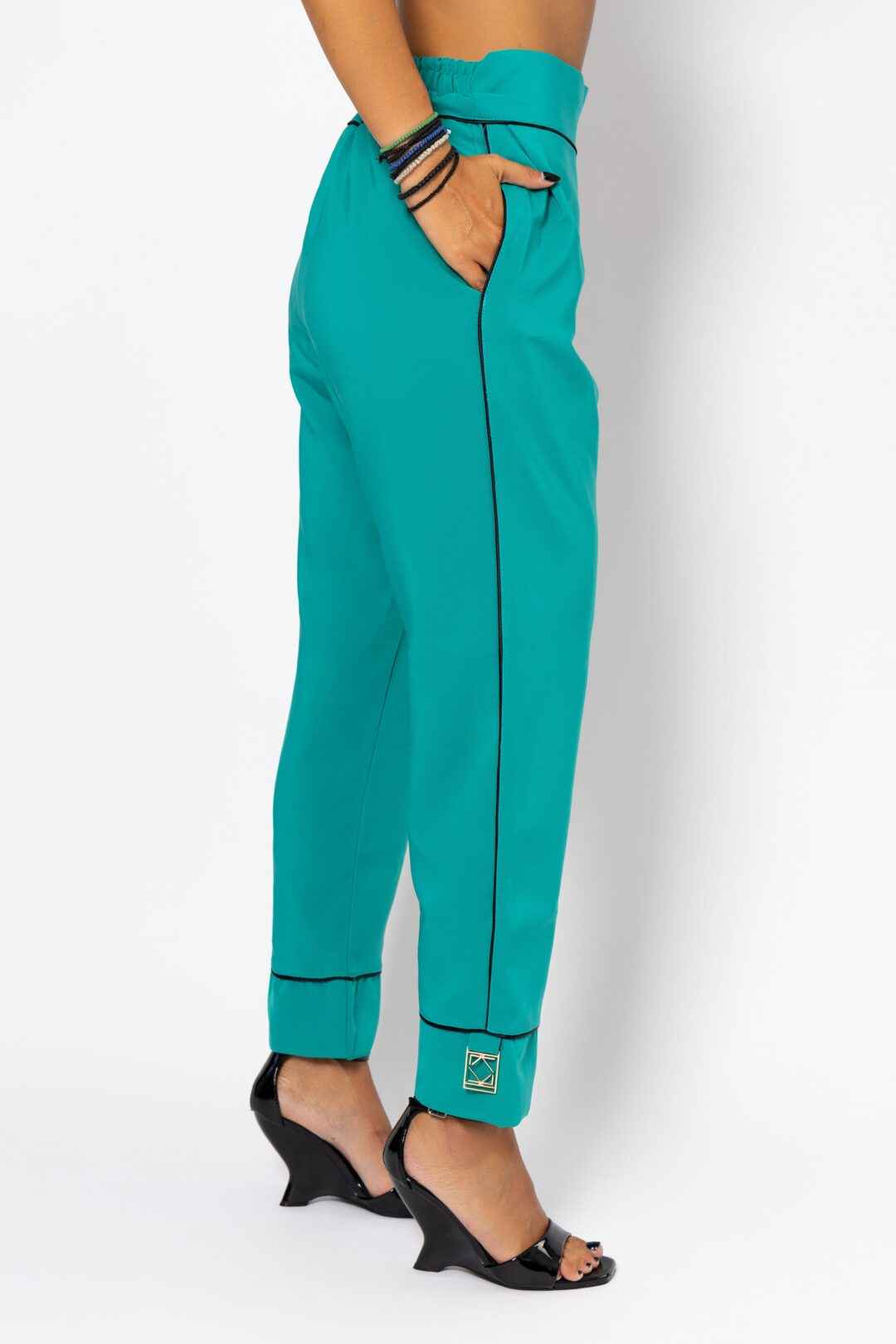 Carrot Blue-Green Trouser
