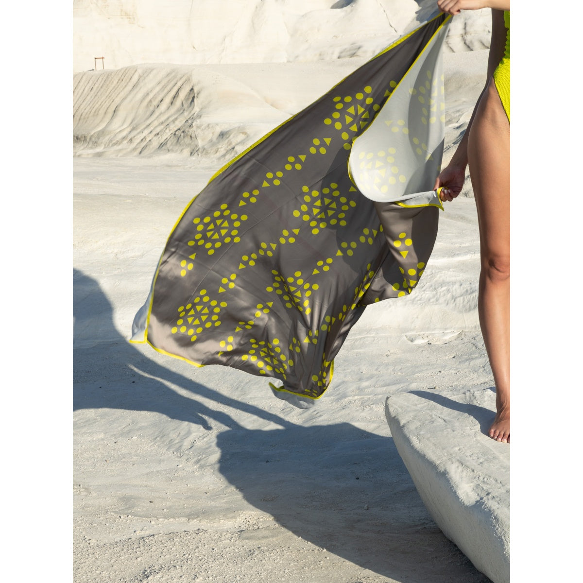Multicolour Patterned Pareo-Coconut - Andreakou Concept Store