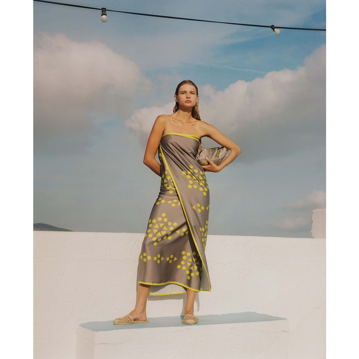 Multicolour Patterned Pareo-Coconut - Andreakou Concept Store
