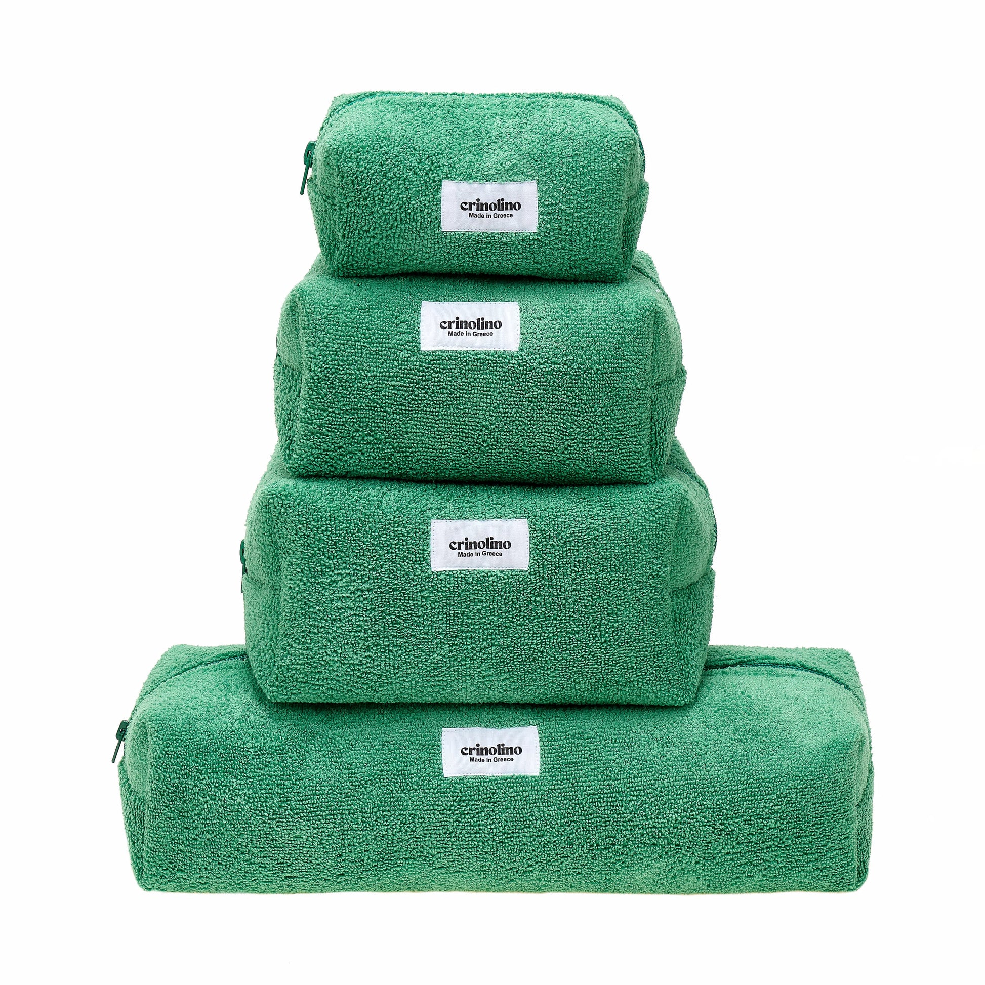 GREEN TERRY HAIR TOOL BAG - Andreakou Concept Store