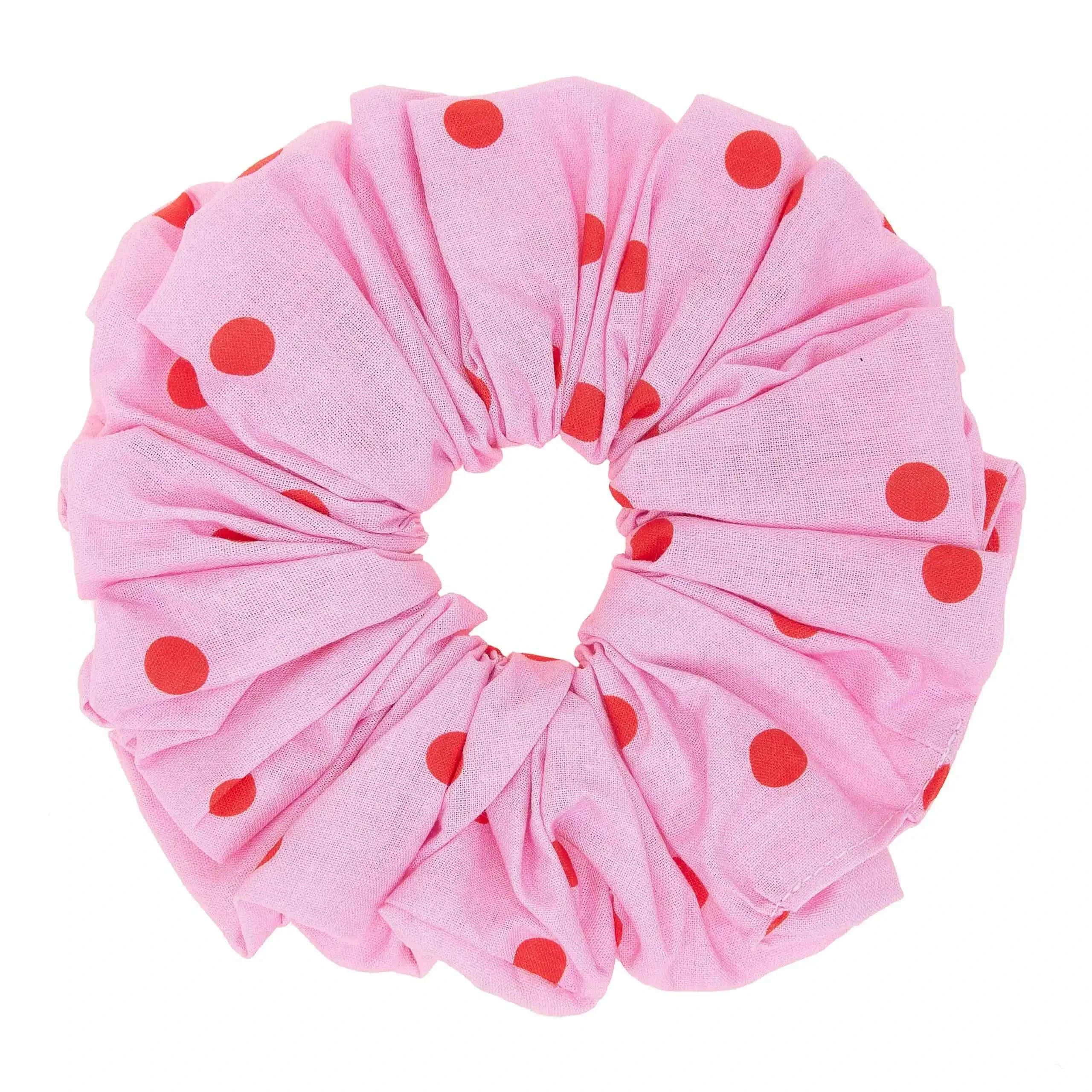 Red Dots Scrunchie