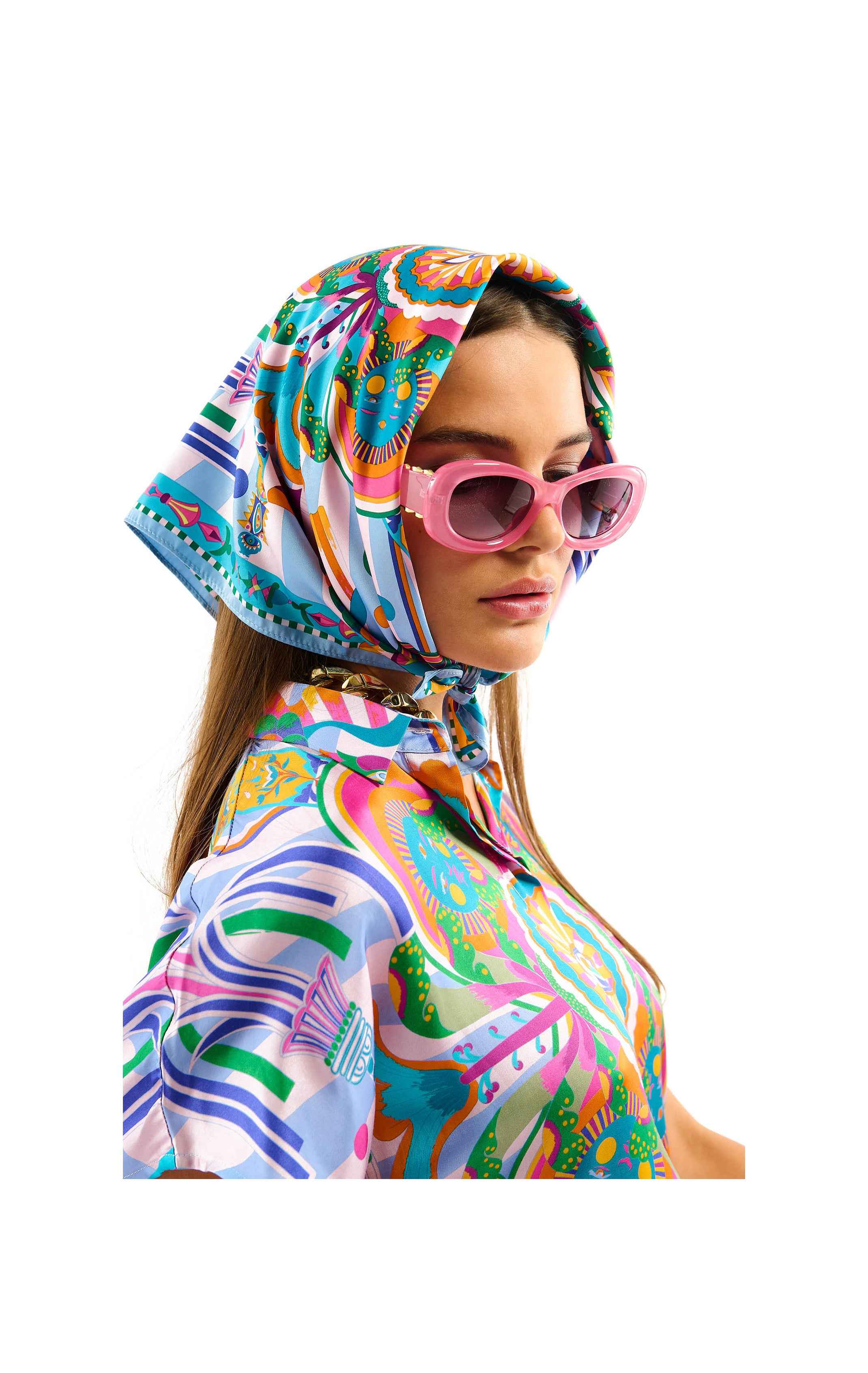 Mini Scarf Enchanted –  Psychedelic 70s