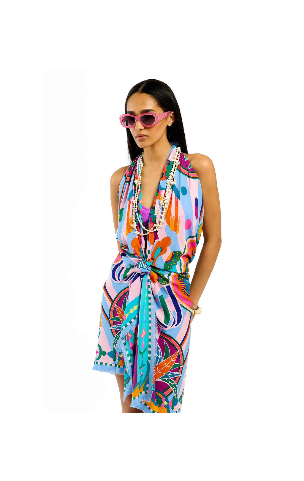 Large Scarf Enchanted – Psychedelic 70s