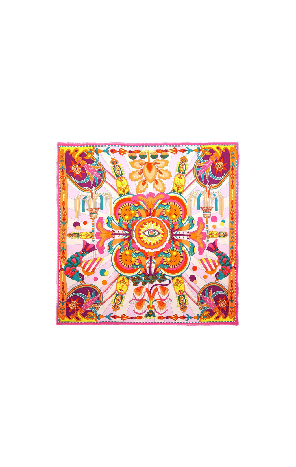 Large Scarf Enchanted – Psychedelic 70s