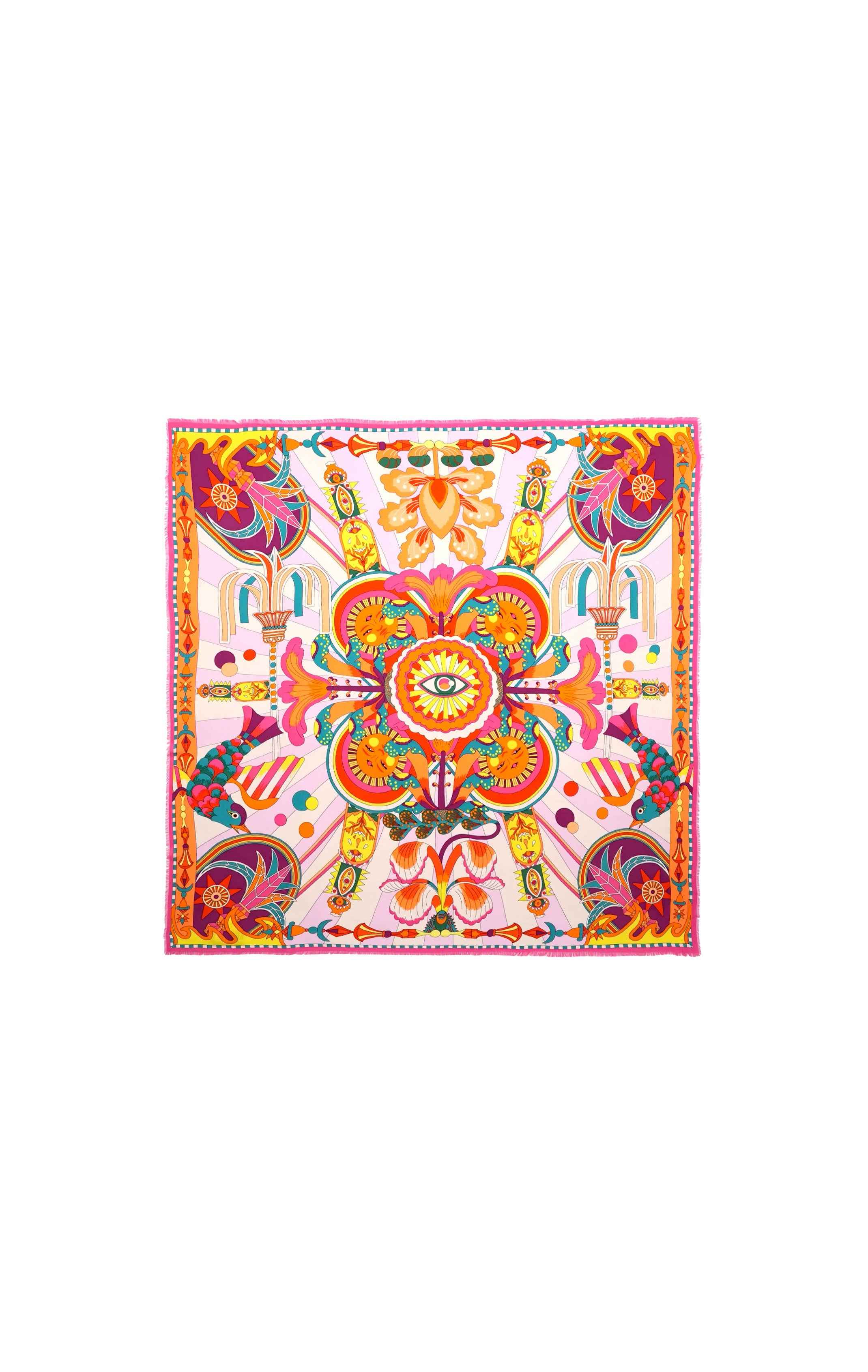 Large Scarf Enchanted – Psychedelic 70s