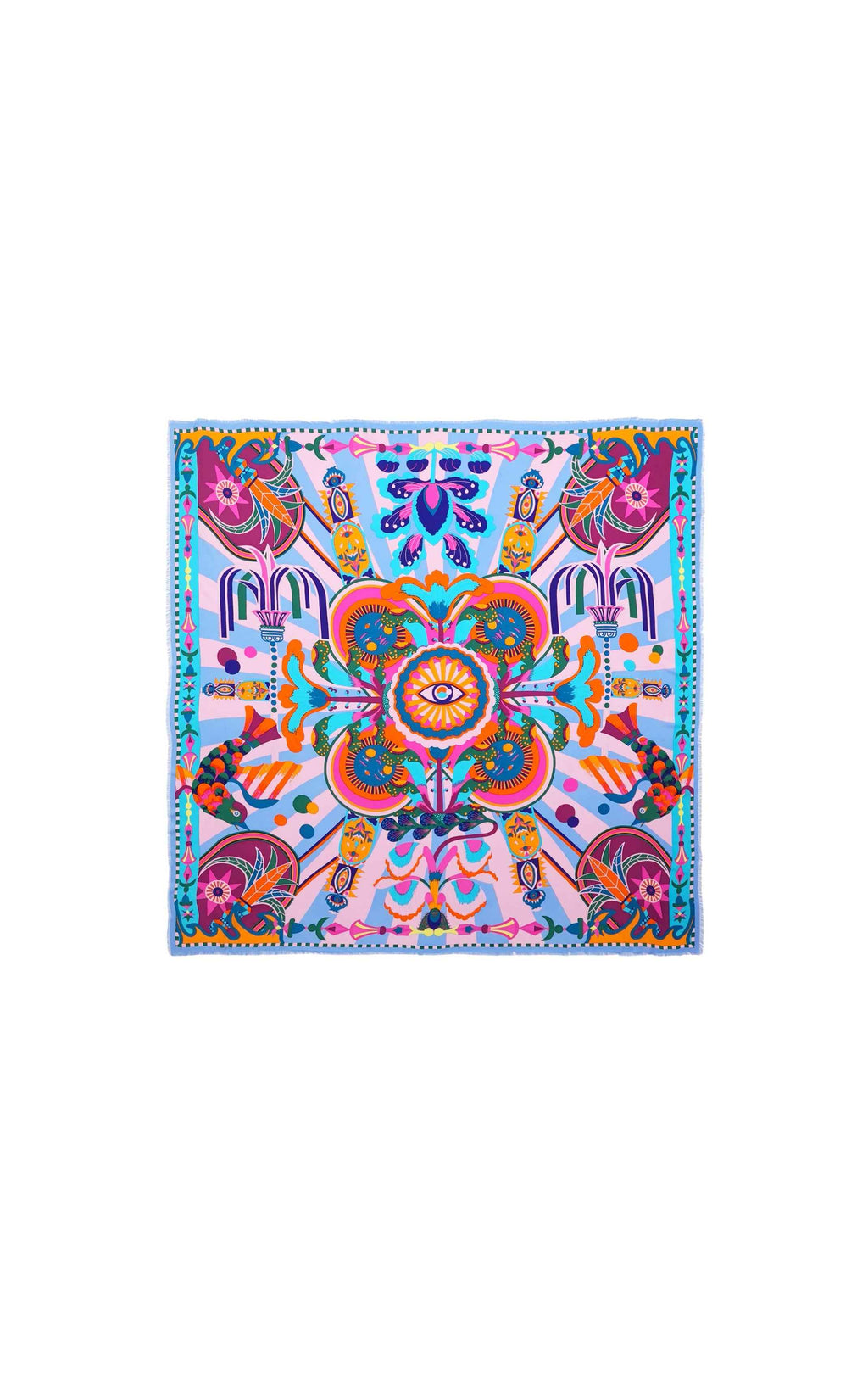Large Scarf Enchanted – Psychedelic 70s