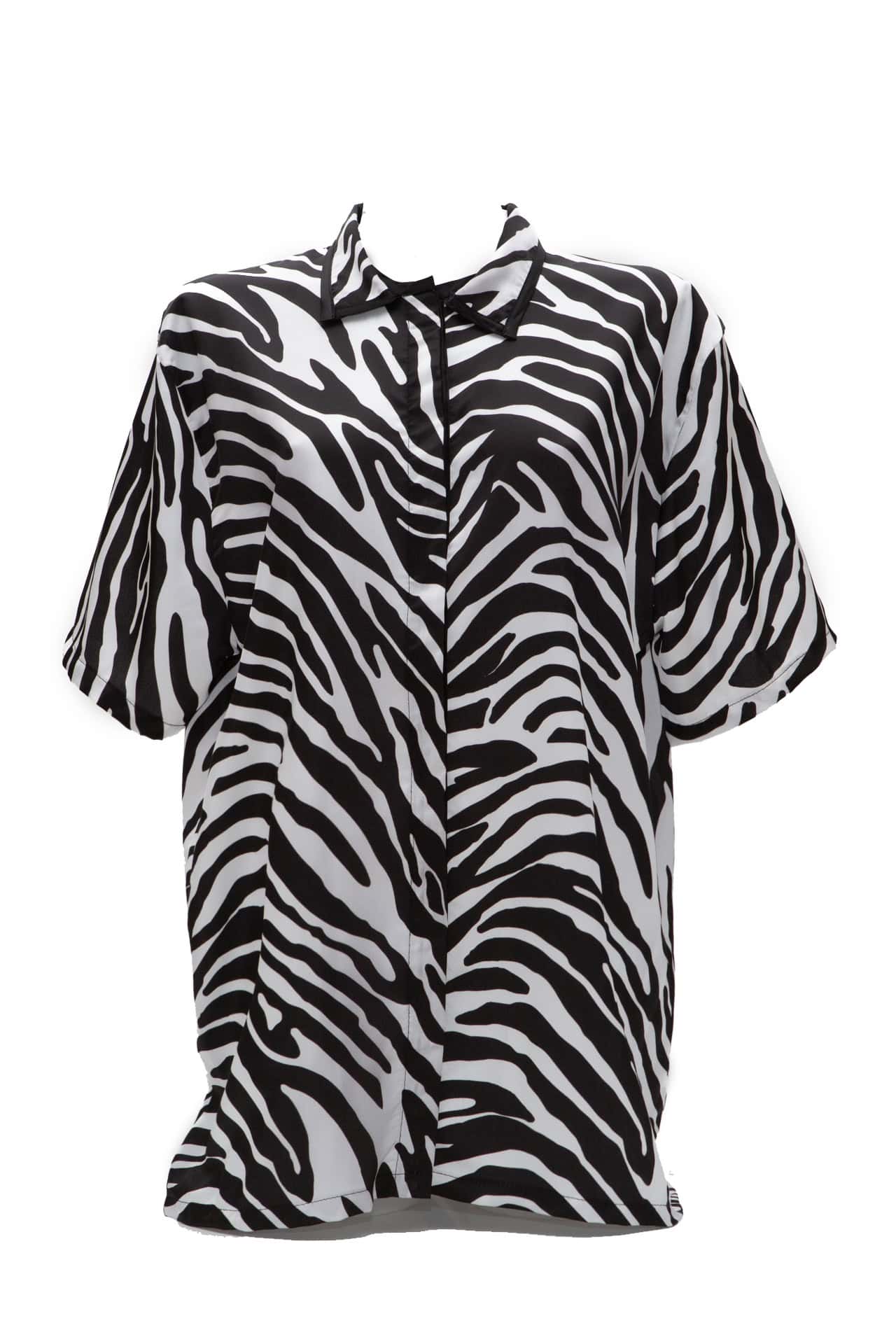 Πουκαμίσα σατέν print zebra - Andreakou Concept Store