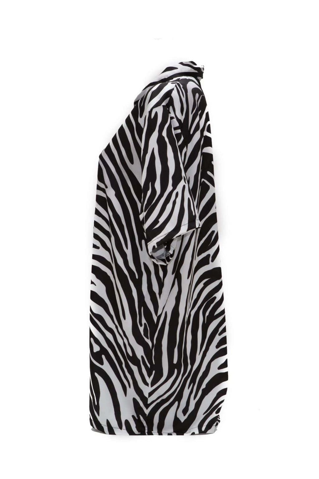 Πουκαμίσα σατέν print zebra - Andreakou Concept Store