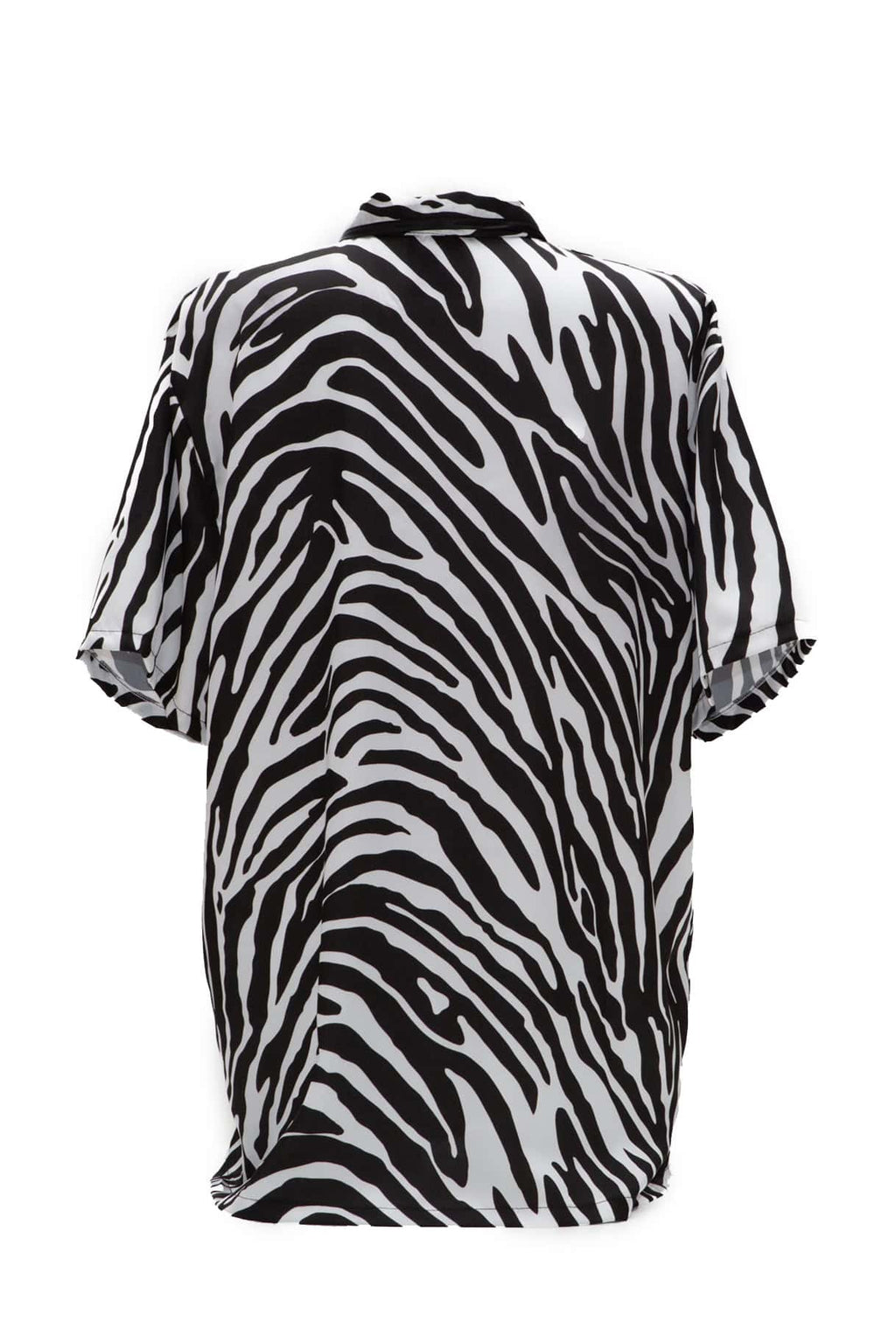 Πουκαμίσα σατέν print zebra - Andreakou Concept Store
