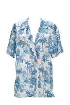 Πουκάμισο ζικ ζακ σατέν print jungle - Andreakou Concept Store