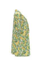 Πουκάμισο ζικ ζακ σατέν print lemons - Andreakou Concept Store