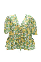 Τοπάκι σατέν print lemons - Andreakou Concept Store