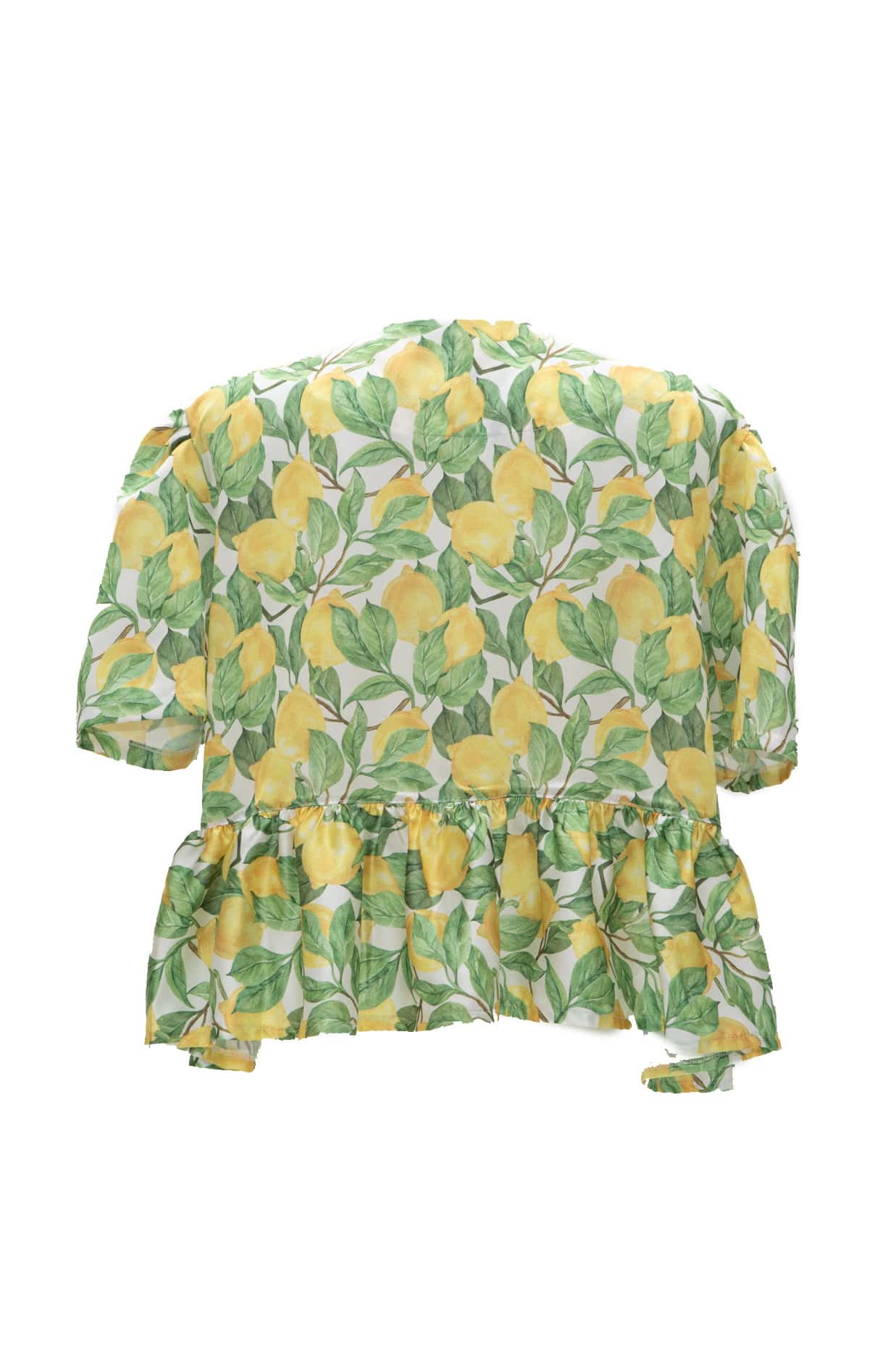 Τοπάκι σατέν print lemons - Andreakou Concept Store