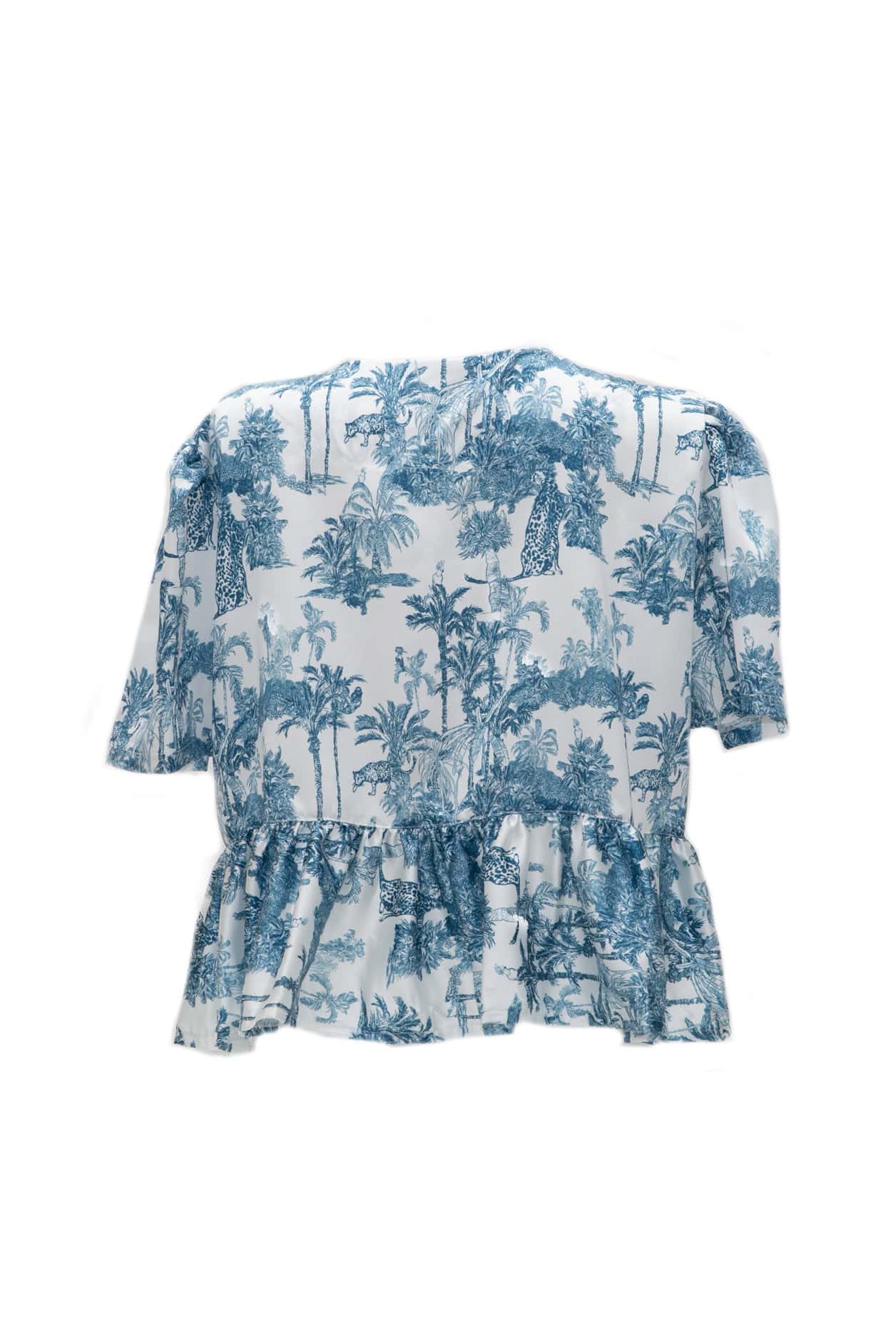 Τοπάκι σατέν print jungle