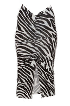 Φούστα midi ελαστική zebra print - Andreakou Concept Store