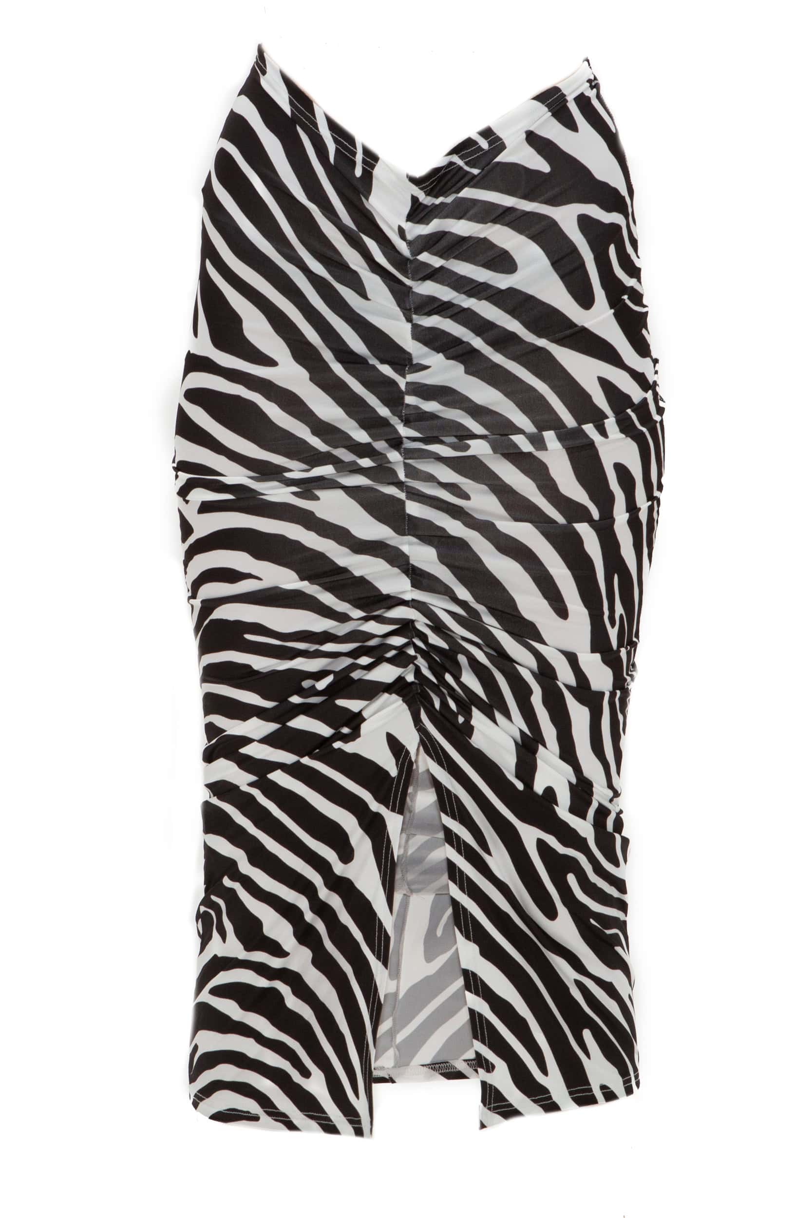 Φούστα midi ελαστική zebra print - Andreakou Concept Store