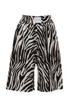Βερμούδα σατέν print zebra - Andreakou Concept Store
