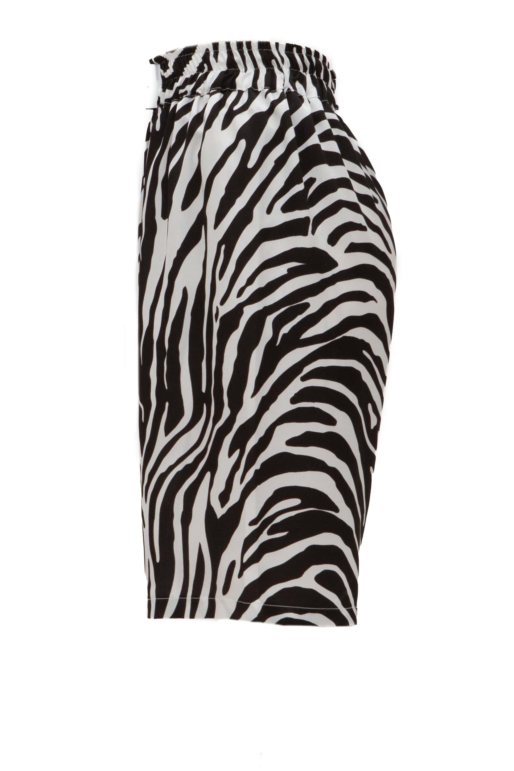 Βερμούδα σατέν print zebra - Andreakou Concept Store