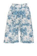 Βερμούδα σατέν print jungle - Andreakou Concept Store