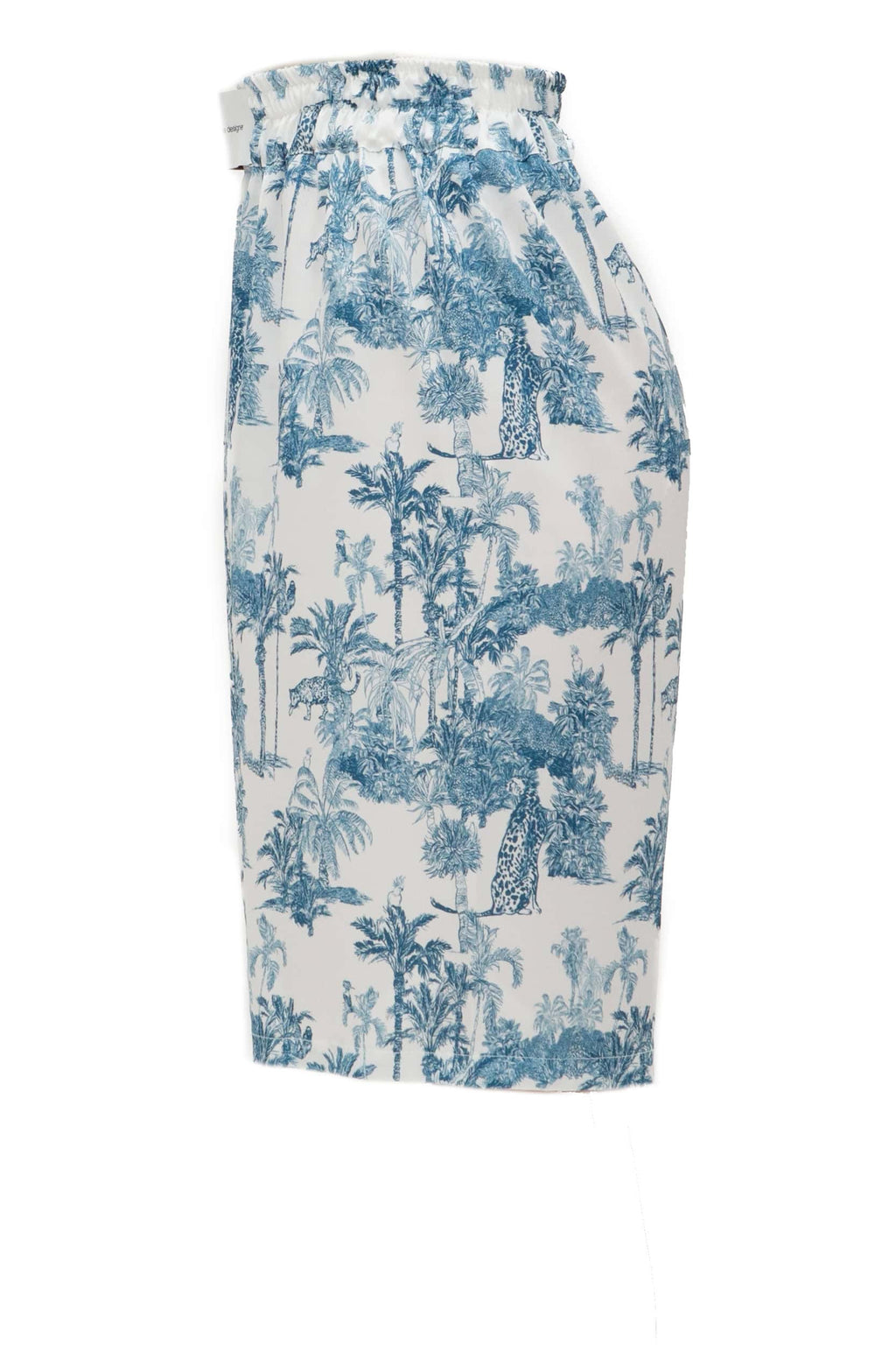 Βερμούδα σατέν print jungle - Andreakou Concept Store