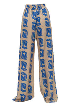 Παντελόνα diagonal fabric print art - Andreakou Concept Store