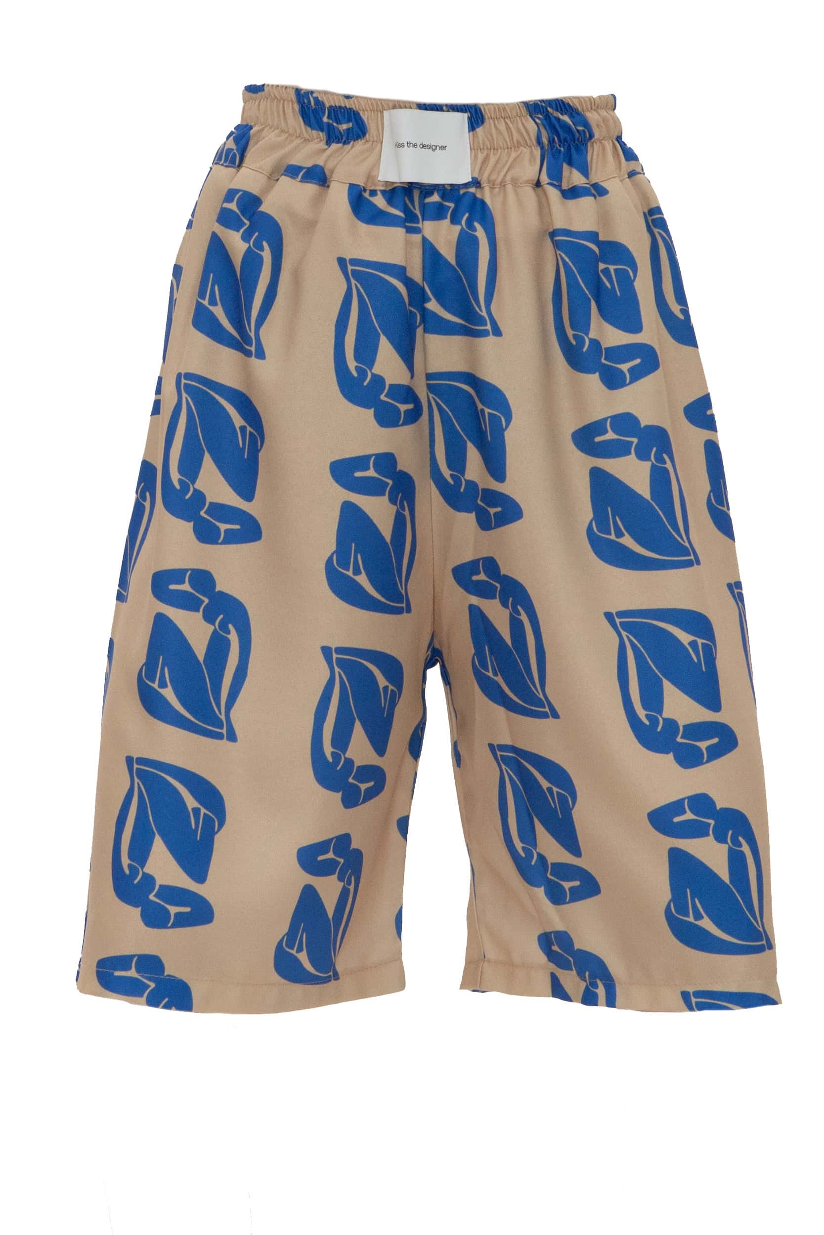 Βερμούδα diagonal fabric print art - Andreakou Concept Store
