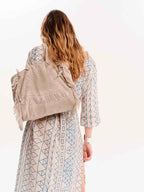 Greige Mini Terry Tote Bag