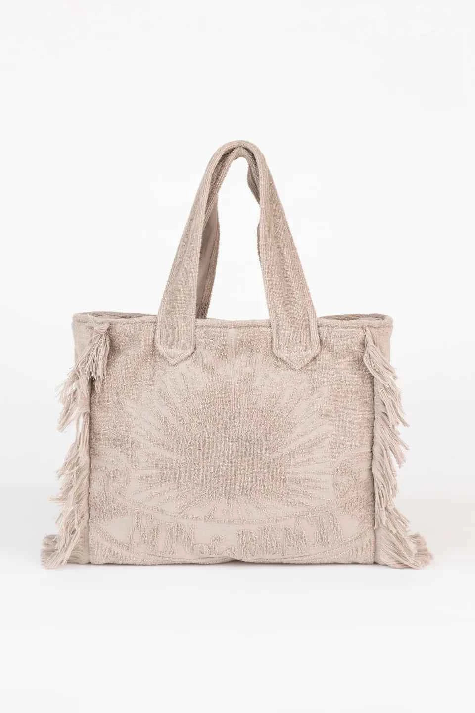 Greige Mini Terry Tote Bag