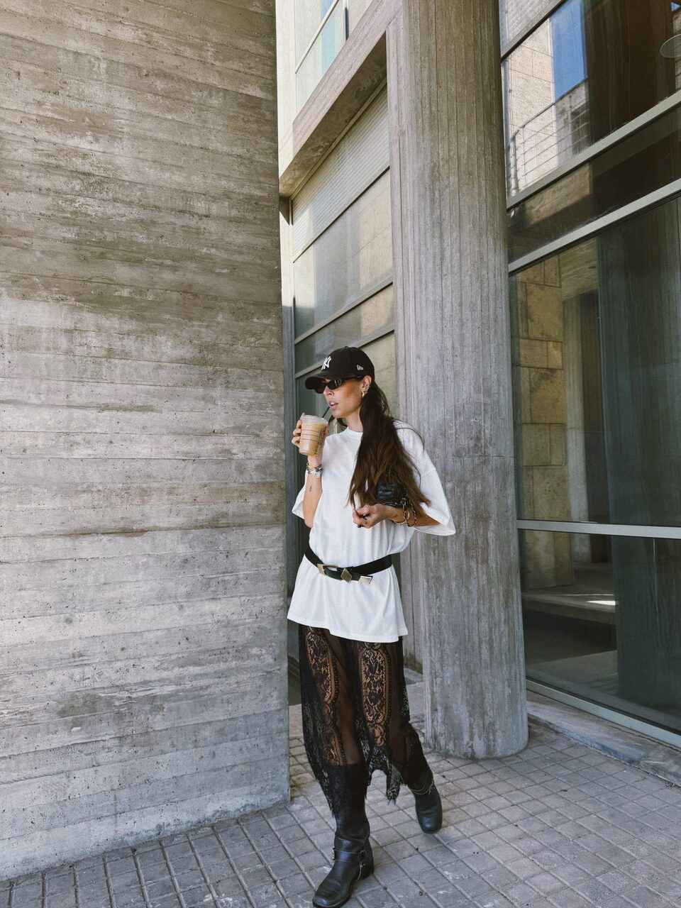 Odette Lace Skirt Midi