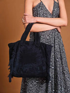 Graphite Mini Terry Tote Bag
