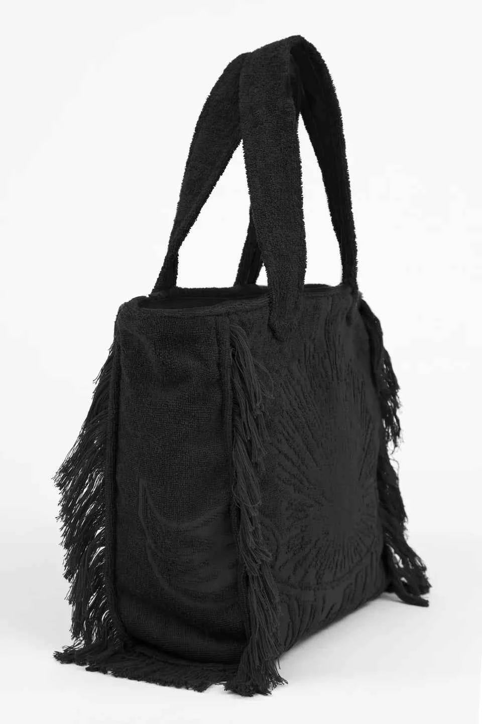 Graphite Mini Terry Tote Bag