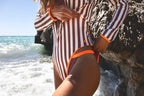 Long Sleeve Swimsuit Metis Chocolate - Andreakou Concept Store