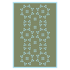 Multicolour Patterned Pareo-Mint - Andreakou Concept Store