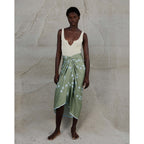 Multicolour Patterned Pareo-Mint - Andreakou Concept Store