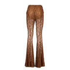 Odi Odi Olgiate flared trousers – fabric detail