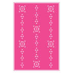 Multicolour Patterned Pareo-Pink Bubble Gum - Andreakou Concept Store