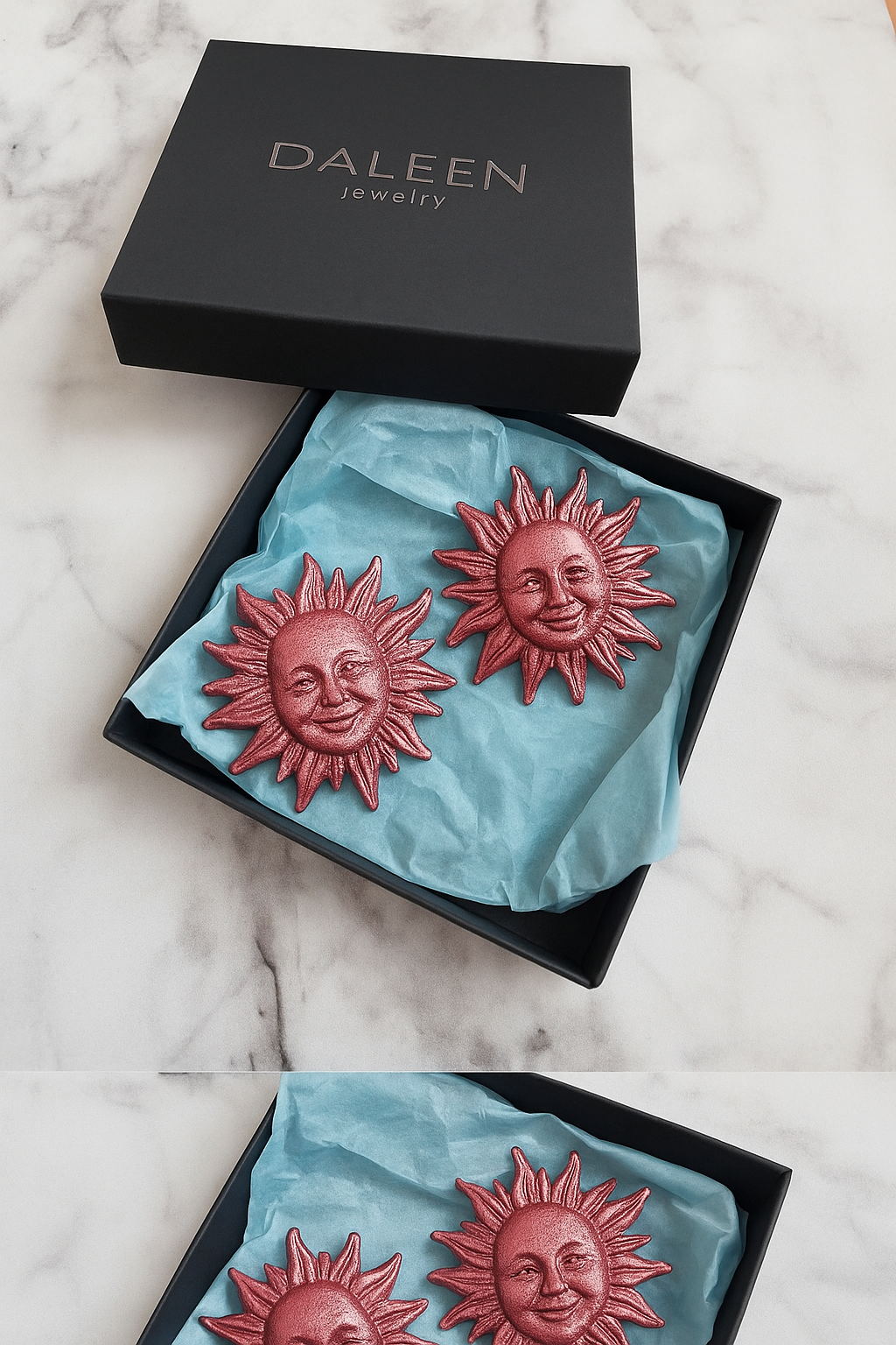 "The Sun" earrings