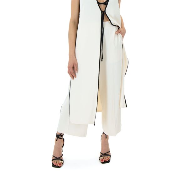 Melody Vanilla Crop Pants - Andreakou Concept Store