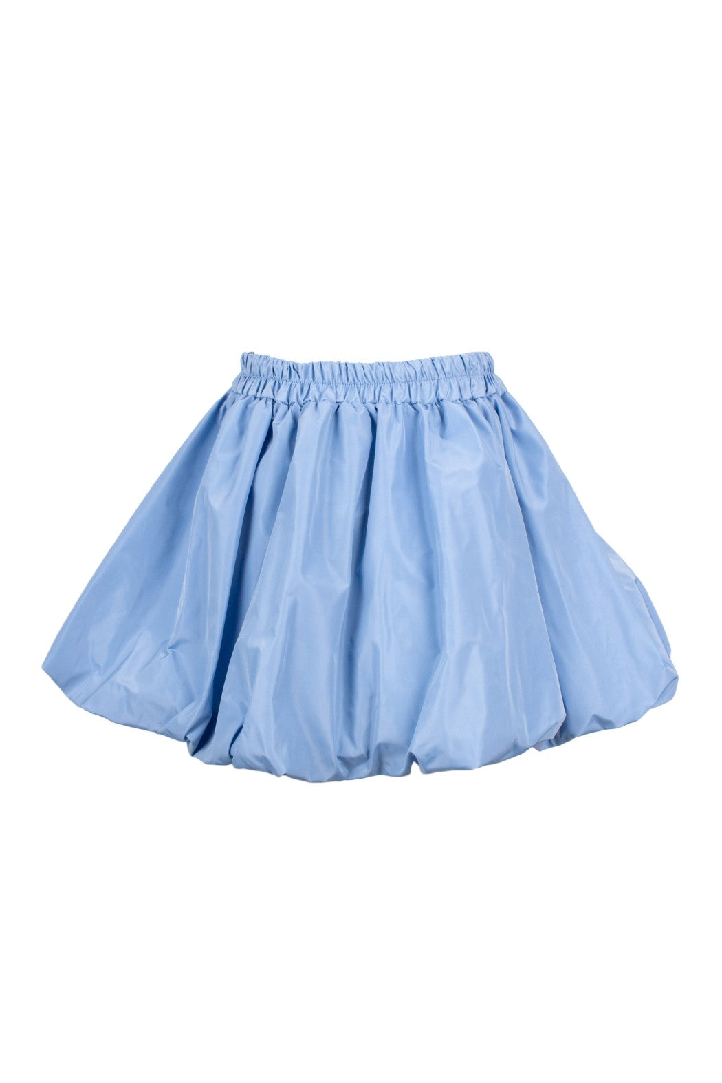 Light blue skirt on a white background