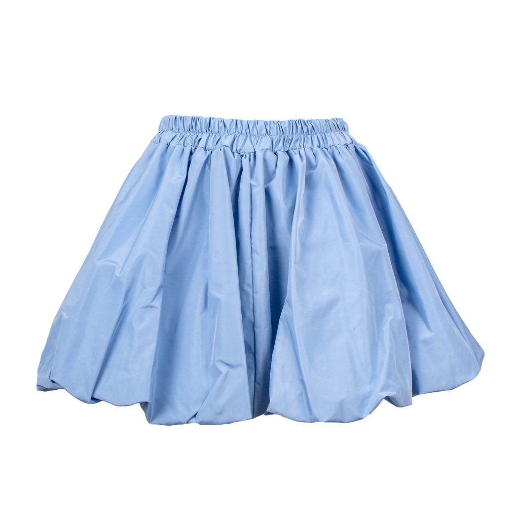 Light blue skirt on a white background