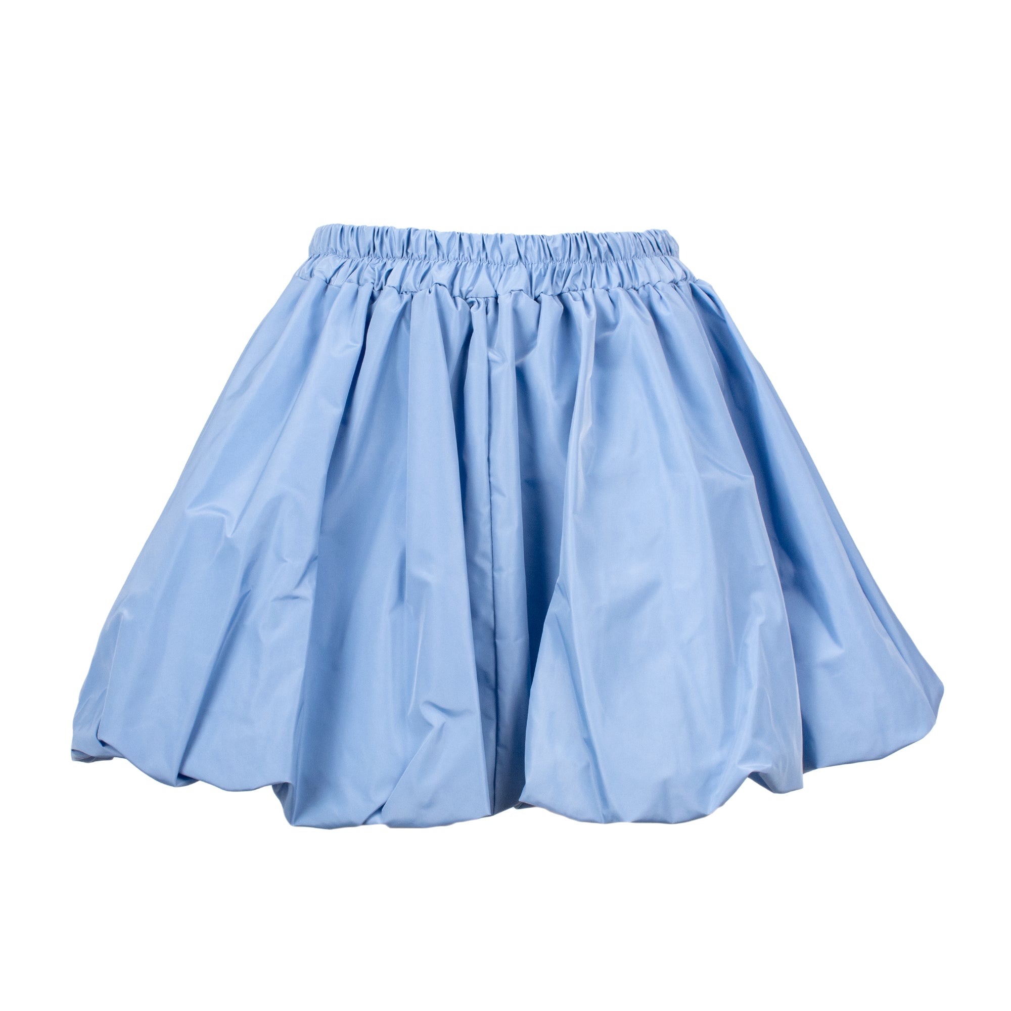 Light blue skirt on a white background