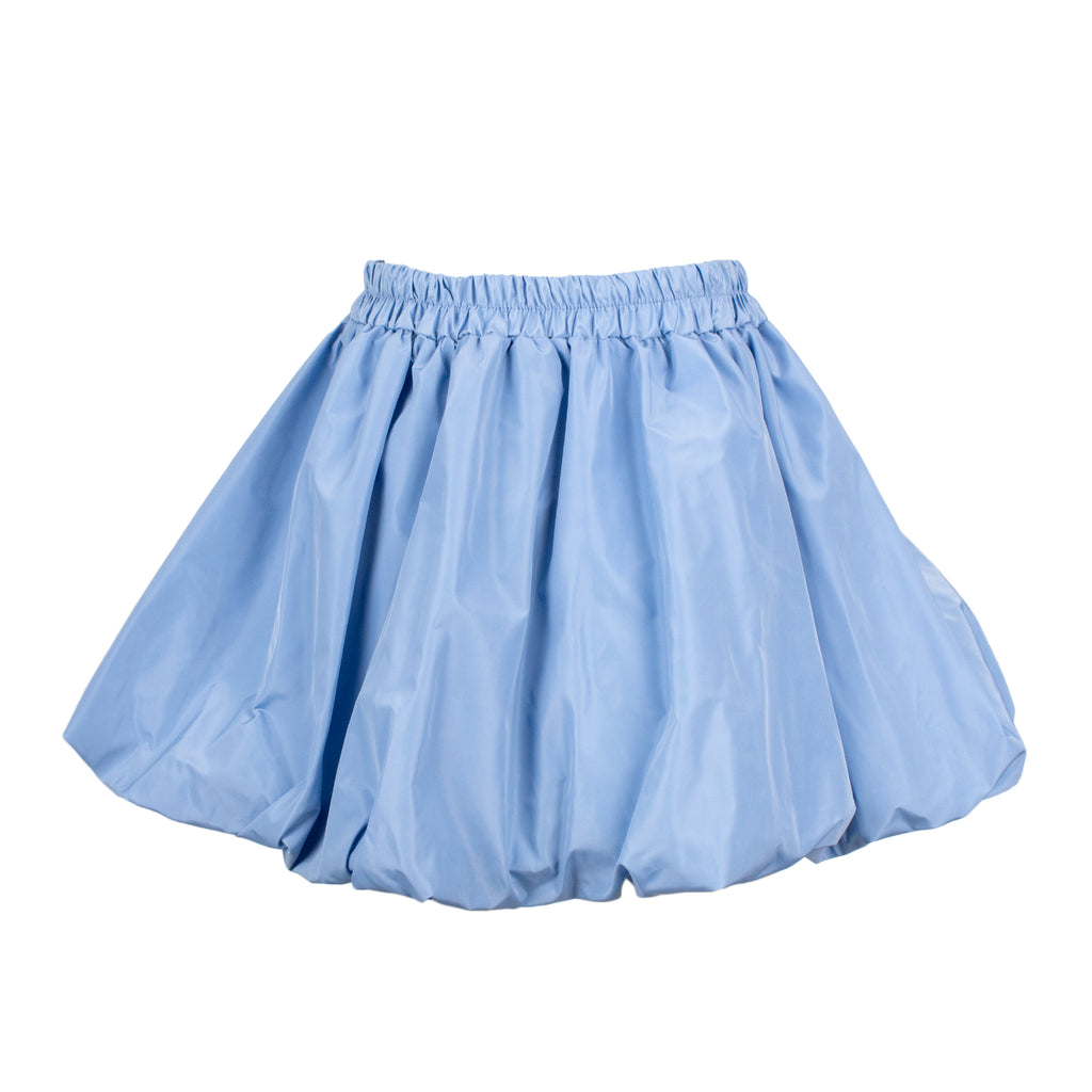 Light blue skirt on a white background