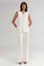 The Dessert Vest White - Andreakou Concept Store