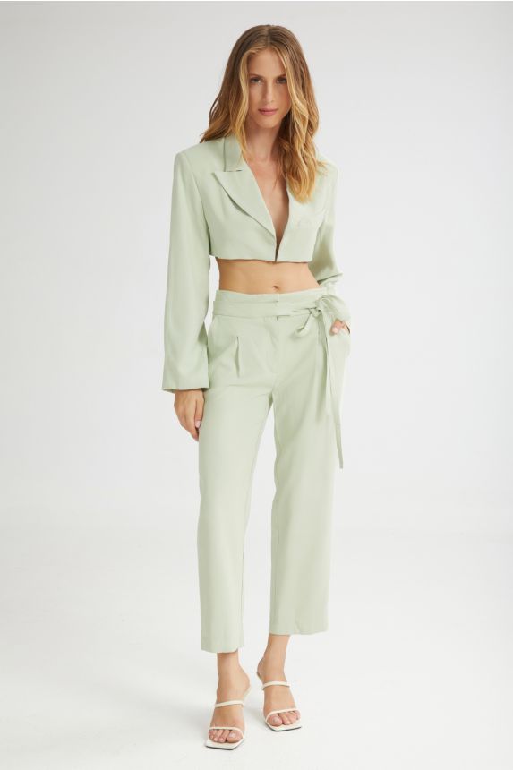 The Melted IceCream Cropped Blazer - Andreakou Concept Store