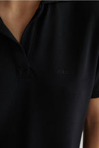 The Popsicle Polo Dress Black - Andreakou Concept Store